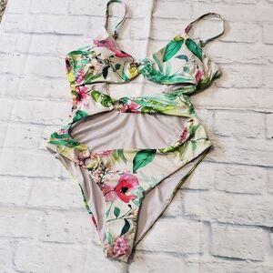 TiniBikini Tropical Floral One Piece